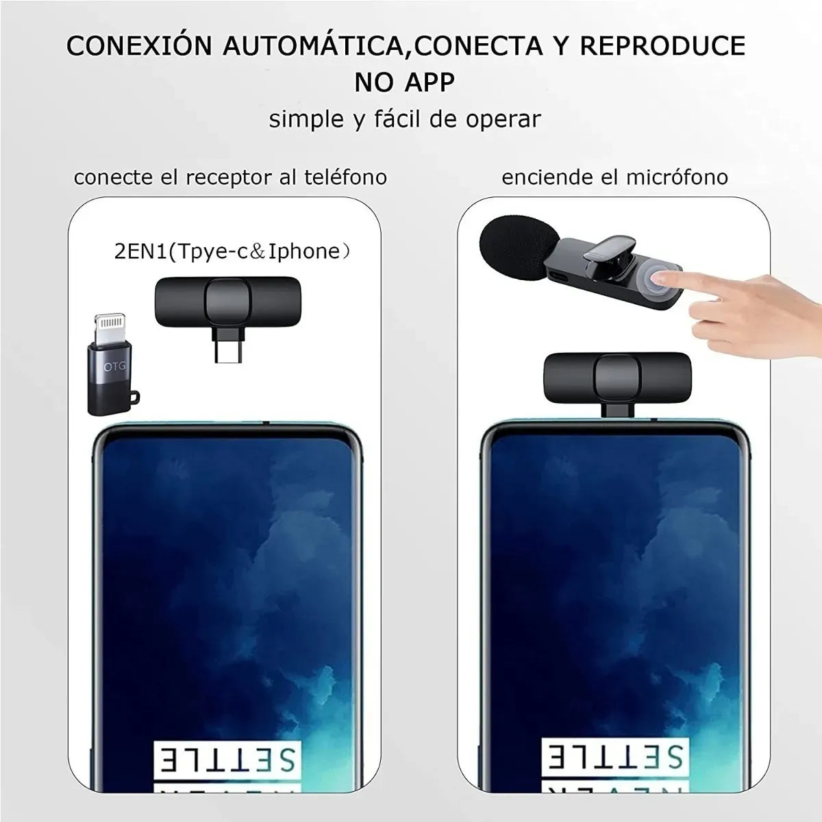Micrófono Inalámbrico Bluetooth
